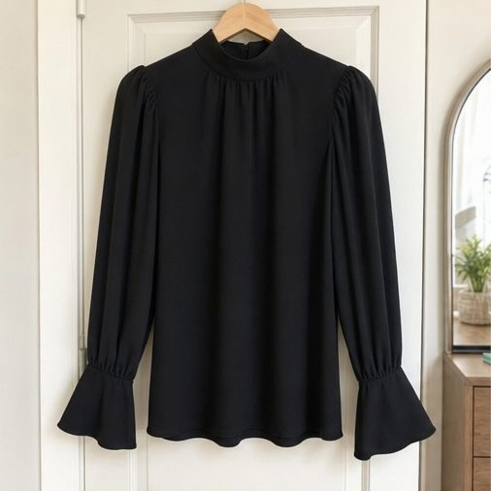 Emerald Button Blouse